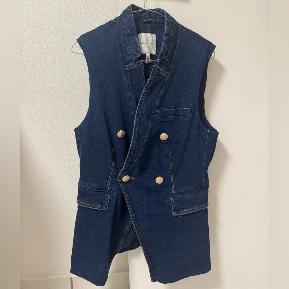 Gorgeous Denim Vest Never worn